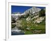 North Peak and Meadow, 20-Lakes Basin-Doug Meek-Framed Photographic Print