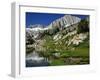 North Peak and Meadow, 20-Lakes Basin-Doug Meek-Framed Photographic Print