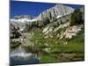 North Peak and Meadow, 20-Lakes Basin-Doug Meek-Mounted Photographic Print