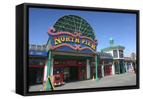 North Pier, Blackpool, Lancashire-Peter Thompson-Framed Stretched Canvas