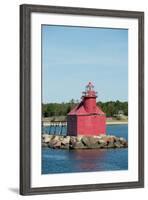 North Pierhead Lighthouse, Sturgeon Bay, Door County, Wisconsin, USA-Cindy Miller Hopkins-Framed Photographic Print