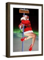 North Pole Dancer-Barry Kite-Framed Art Print