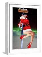 North Pole Dancer-Barry Kite-Framed Art Print