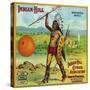 North Pomona, California, Indian-Hill Brand Citrus Label-Lantern Press-Stretched Canvas