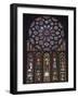 North Rose Window of Chartres Cathedral, Depicting the Glorification of the Virgin Mary-null-Framed Photographic Print