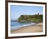 North Sands and Castle Hill, Scarborough, North Yorkshire, Yorkshire, England, UK, Europe-Mark Sunderland-Framed Photographic Print