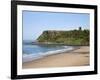 North Sands and Castle Hill, Scarborough, North Yorkshire, Yorkshire, England, UK, Europe-Mark Sunderland-Framed Photographic Print