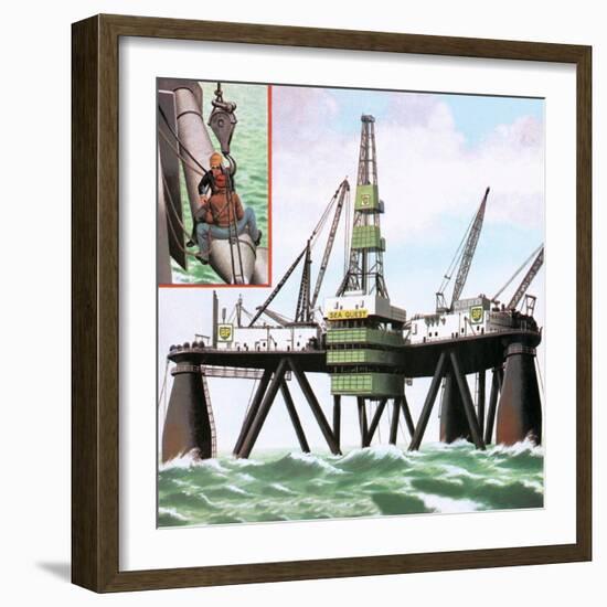 North Sea Oil-John Keay-Framed Giclee Print