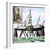 North Sea Oil-John Keay-Framed Giclee Print