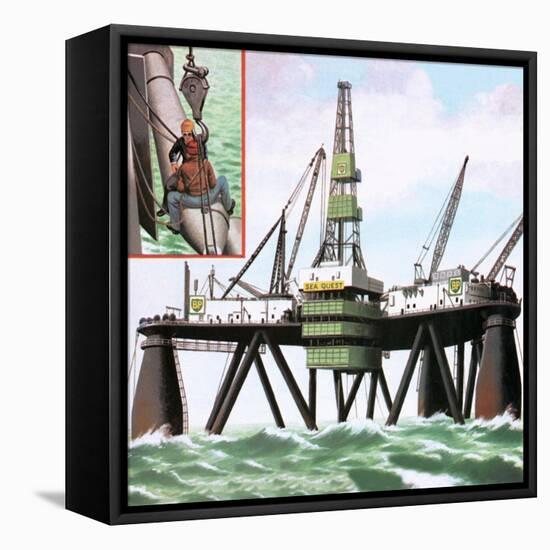 North Sea Oil-John Keay-Framed Stretched Canvas