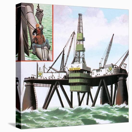 North Sea Oil-John Keay-Stretched Canvas