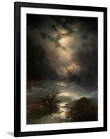 North Sea Storm, 1865-Ivan Konstantinovich Aivazovsky-Framed Giclee Print