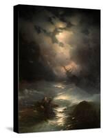 North Sea Storm, 1865-Ivan Konstantinovich Aivazovsky-Stretched Canvas