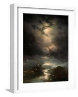 North Sea Storm, 1865-Ivan Konstantinovich Aivazovsky-Framed Giclee Print