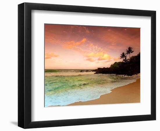 North Shore Dawn, Oahu-Alan Klug-Framed Photographic Print