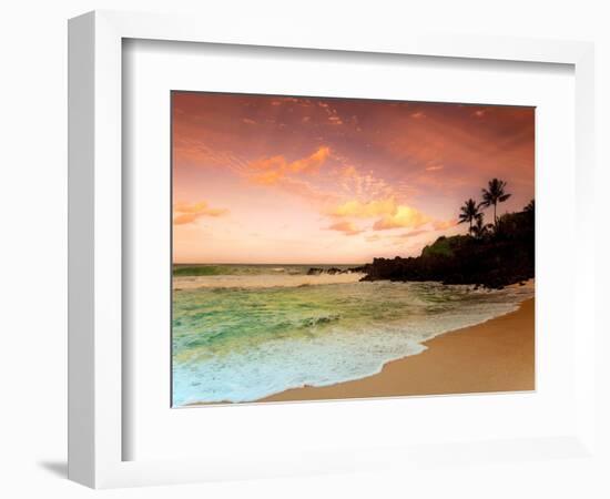 North Shore Dawn, Oahu-Alan Klug-Framed Photographic Print