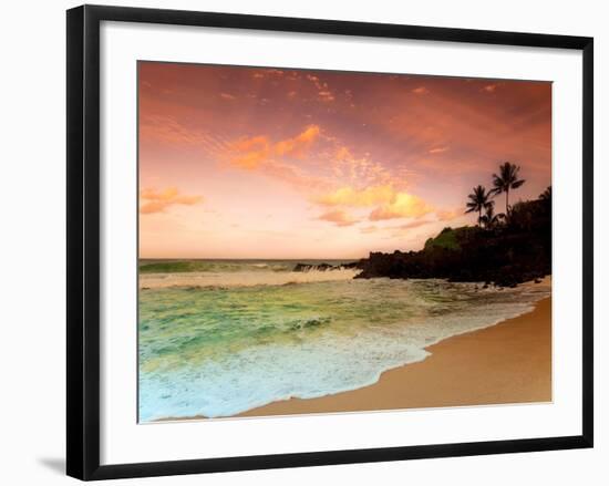 North Shore Dawn, Oahu-Alan Klug-Framed Photographic Print