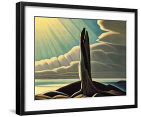 North Shore, Lake Superior-Lawren S^ Harris-Framed Art Print