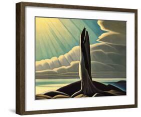 North Shore, Lake Superior-Lawren S^ Harris-Framed Art Print