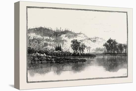 North Shore of the Ottawa, Canada, Nineteenth Century-null-Stretched Canvas
