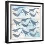 North Shore Pattern-Kimberly Allen-Framed Art Print