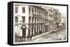 North Side of Montgomery St., San Francisco, California-null-Framed Stretched Canvas