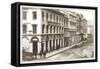 North Side of Montgomery St., San Francisco, California-null-Framed Stretched Canvas
