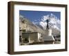 North Side of Mount Everest (Chomolungma), from Rongbuk Monastery, Himalayas, Tibet, China-Tony Waltham-Framed Photographic Print