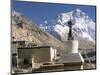 North Side of Mount Everest (Chomolungma), from Rongbuk Monastery, Himalayas, Tibet, China-Tony Waltham-Mounted Photographic Print