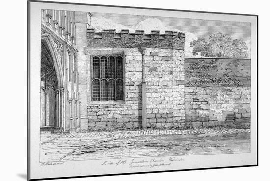 North Side of the Jerusalem Chamber in Westminster Abbey, London, 1805-Frederick Nash-Mounted Giclee Print