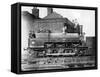 North Staffordshire 0-6-0 Steam Locomotive with Driver and Fireman on the Footplate, 19th Century-null-Framed Stretched Canvas