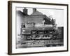 North Staffordshire 0-6-0 Steam Locomotive with Driver and Fireman on the Footplate, 19th Century-null-Framed Photographic Print