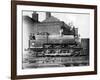 North Staffordshire 0-6-0 Steam Locomotive with Driver and Fireman on the Footplate, 19th Century-null-Framed Photographic Print