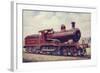 North Staffordshire Railway 4-4-0 Locomotive No 86-null-Framed Giclee Print