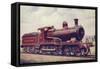 North Staffordshire Railway 4-4-0 Locomotive No 86-null-Framed Stretched Canvas