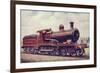 North Staffordshire Railway 4-4-0 Locomotive No 86-null-Framed Giclee Print