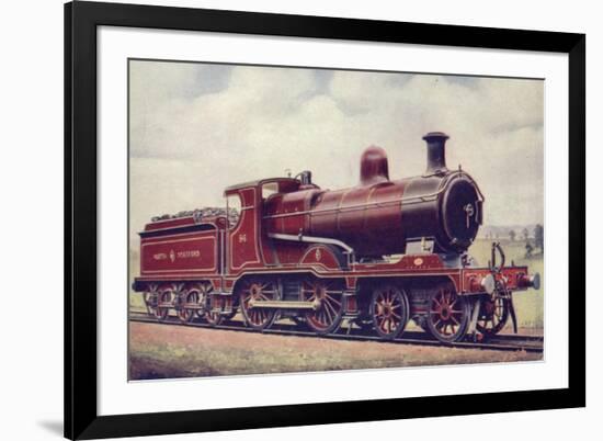 North Staffordshire Railway 4-4-0 Locomotive No 86-null-Framed Giclee Print