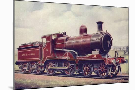 North Staffordshire Railway 4-4-0 Locomotive No 86-null-Mounted Giclee Print