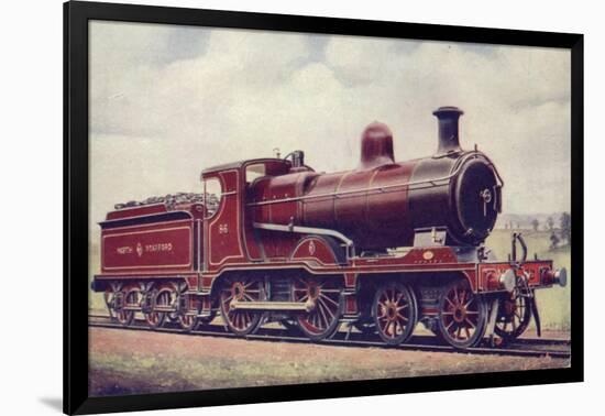 North Staffordshire Railway 4-4-0 Locomotive No 86-null-Framed Giclee Print