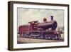 North Staffordshire Railway 4-4-0 Locomotive No 86-null-Framed Giclee Print