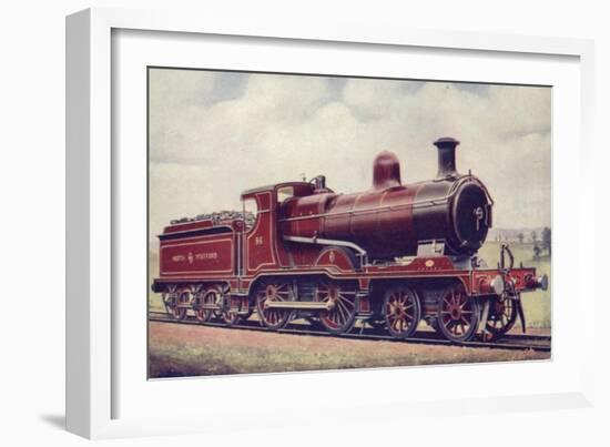 North Staffordshire Railway 4-4-0 Locomotive No 86-null-Framed Giclee Print