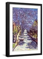 North Sydney Jacaranda, 1990-Ted Blackall-Framed Giclee Print