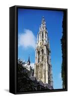 North Tower (1518-1530) of Cathedral of Our Lady (Unesco World Heritage List-null-Framed Stretched Canvas