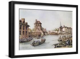 North view of Friar Bacon's study-Thomas Rowlandson-Framed Giclee Print