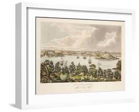 North View of Sidney, New South Wales-Joseph Lycett-Framed Giclee Print