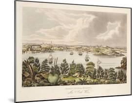 North View of Sidney, New South Wales-Joseph Lycett-Mounted Giclee Print