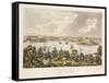 North View of Sidney, New South Wales-Joseph Lycett-Framed Stretched Canvas