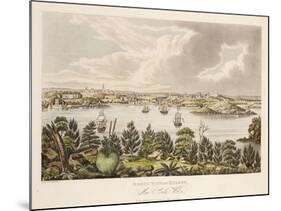 North View of Sidney, New South Wales-Joseph Lycett-Mounted Giclee Print