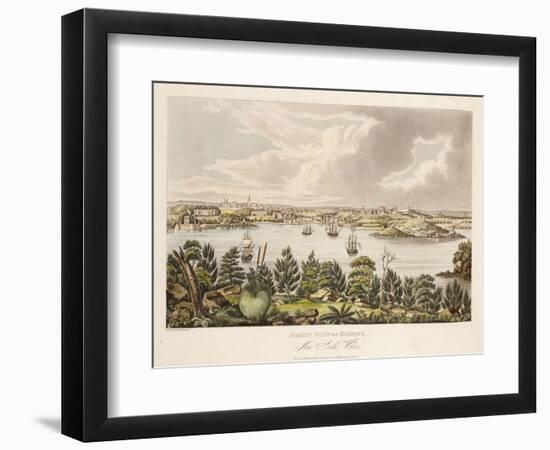 North View of Sidney, New South Wales-Joseph Lycett-Framed Giclee Print