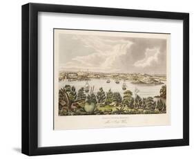 North View of Sidney, New South Wales-Joseph Lycett-Framed Giclee Print